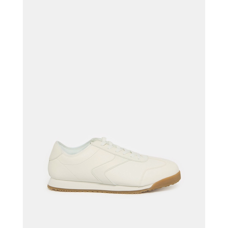 Women White Textured Sneakers|EU36|EU37|EU38|EU39|EU40|EU41