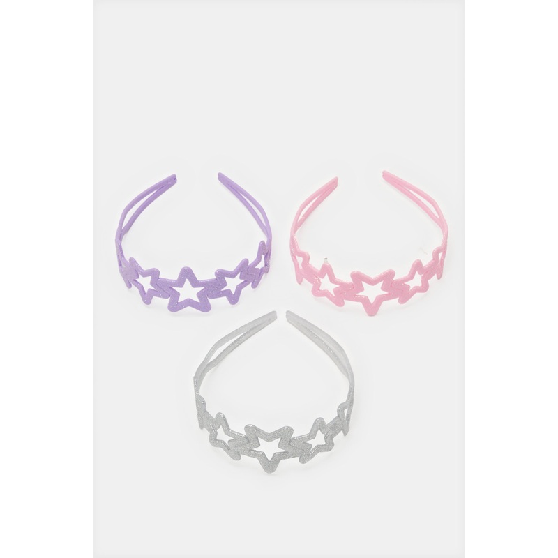 Girls Assorted Embellished Headband Set (Pack of 3)