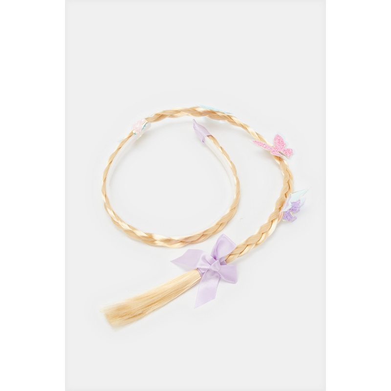 Girls Yellow Embellished Headband