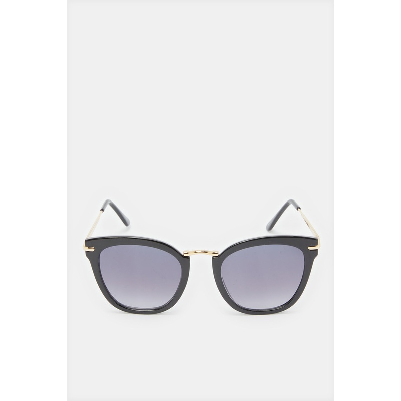 Women Black Cat eye Oversized Sunglasses