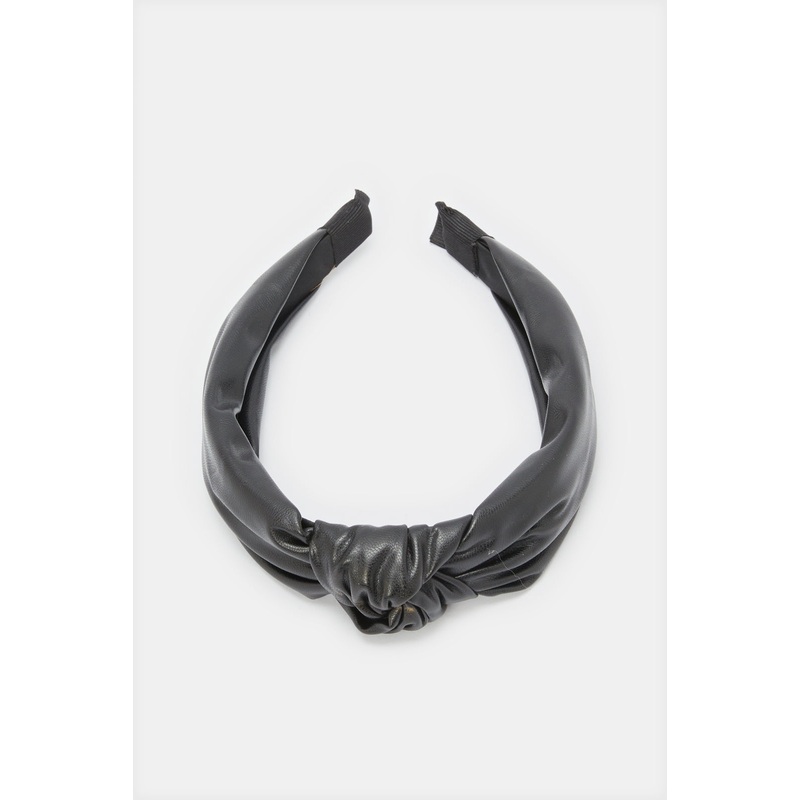 Women Black Embellished Headband