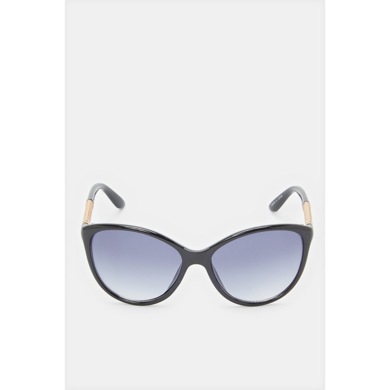 Women Blue Cat Eye Embellished Sunglasses