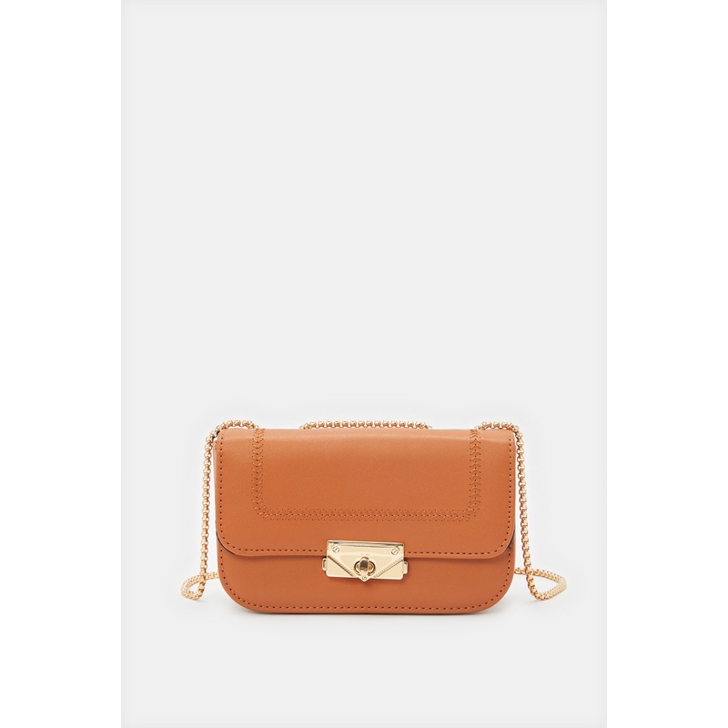 Women Tan Embellished Handbag