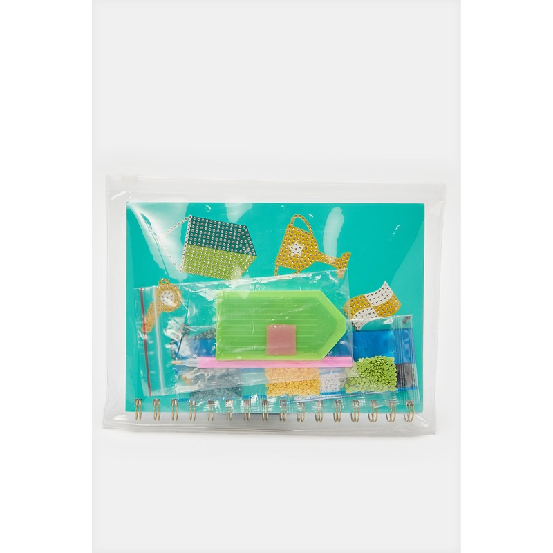 Blue Printed Stationery Set