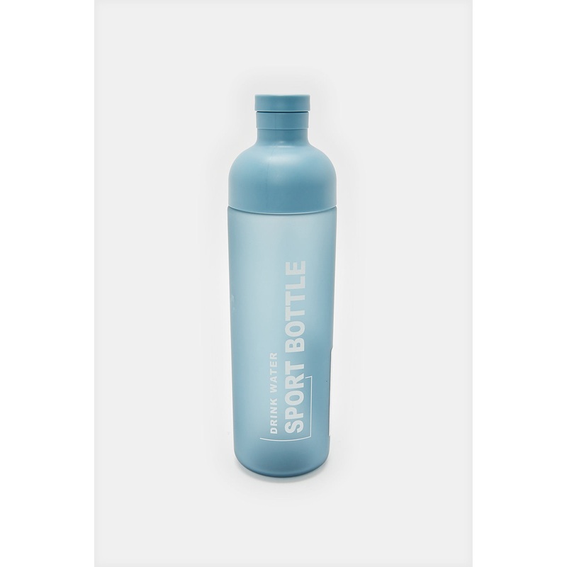Blue Printed Water Bottle (600ml)
