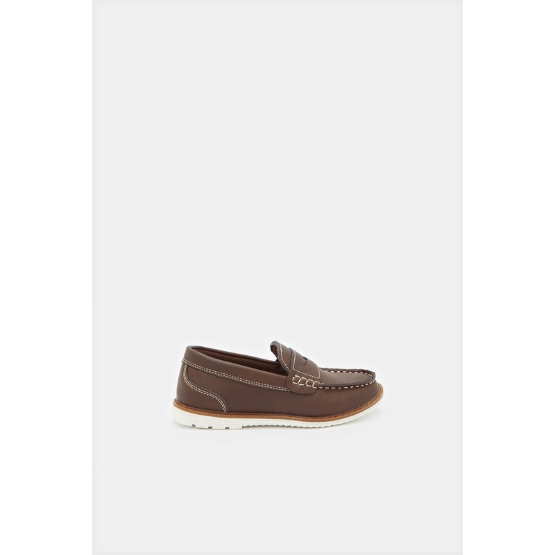 Boys Brown Penny Loafer|EU25|EU26|EU27|EU28|EU29|EU30