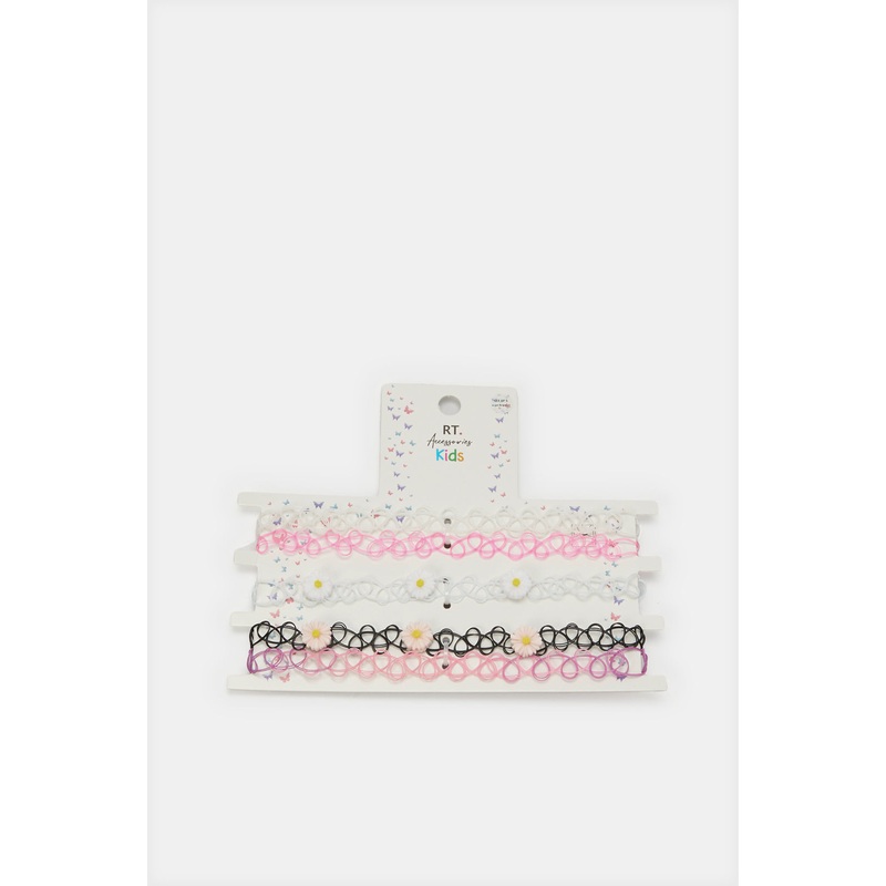 Girls Assorted Necklace Choker Set (Pack of 5)