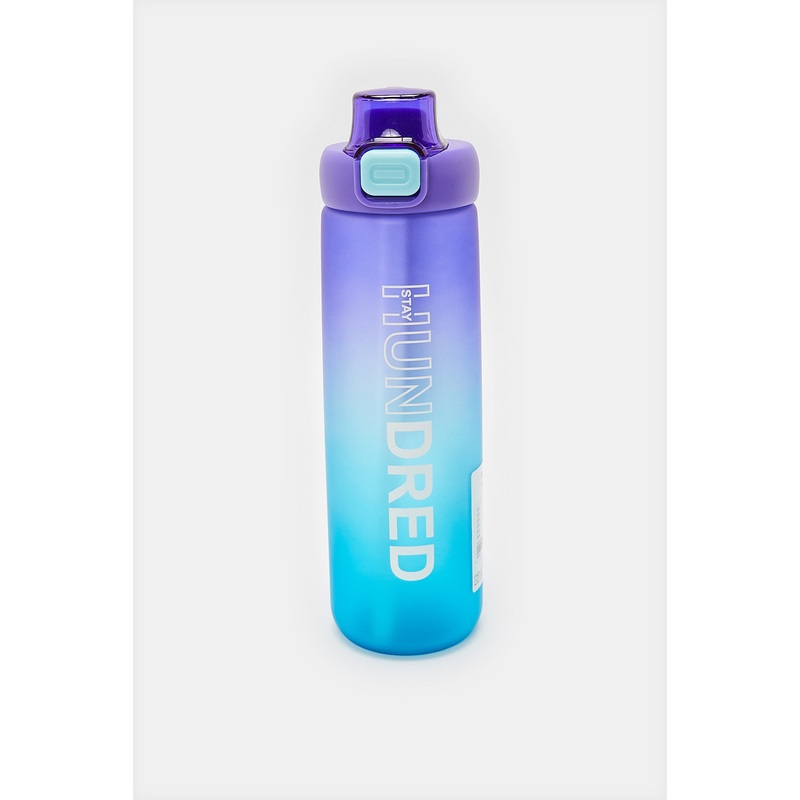 Purple And Blue Printed Water Bottle (880ml)