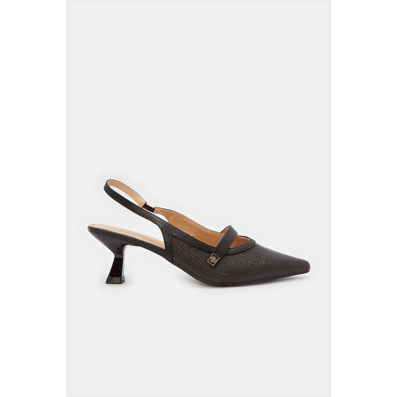 Women Black Slingback Mule|EU36|EU37|EU38|EU39|EU40|EU41