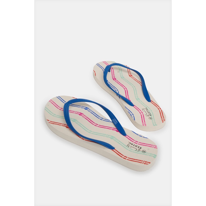 Women Blue Stripe Flipflop|EU36|EU37|EU38|EU39|EU40|EU41