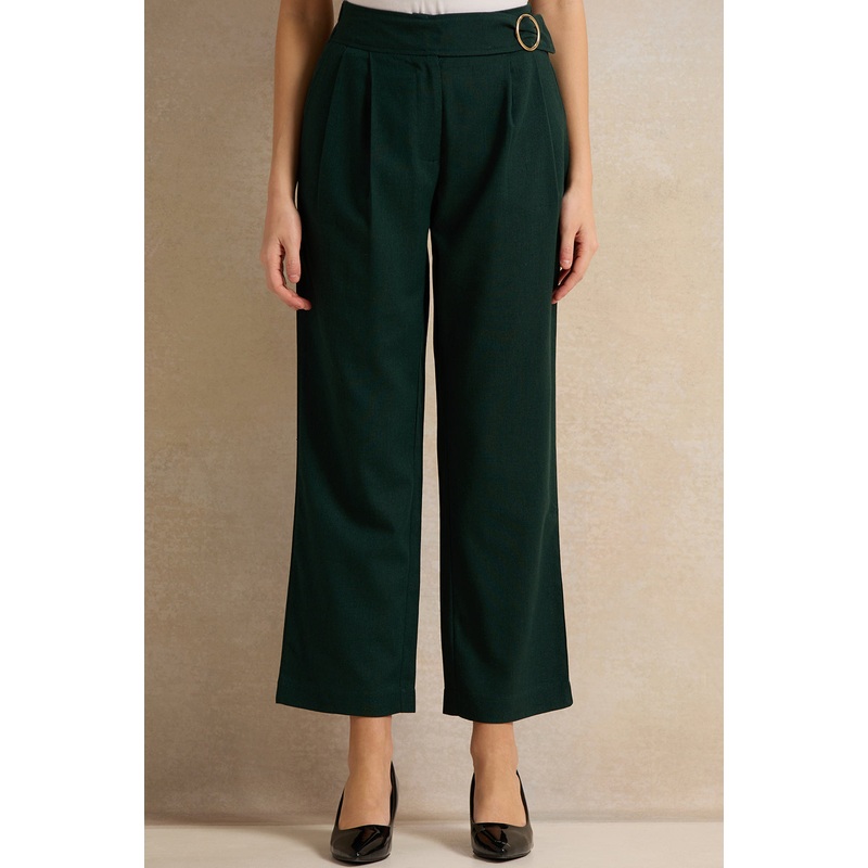 Women Green Solid Pants|UK8|UK10|UK12|UK14|UK16|UK18
