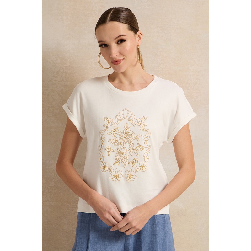 Women White Printed Top|UK8|UK10|UK12|UK14|UK16|UK18