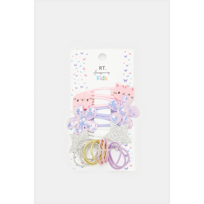 Girls Assorted Hair Accessories Set (16 Piece)