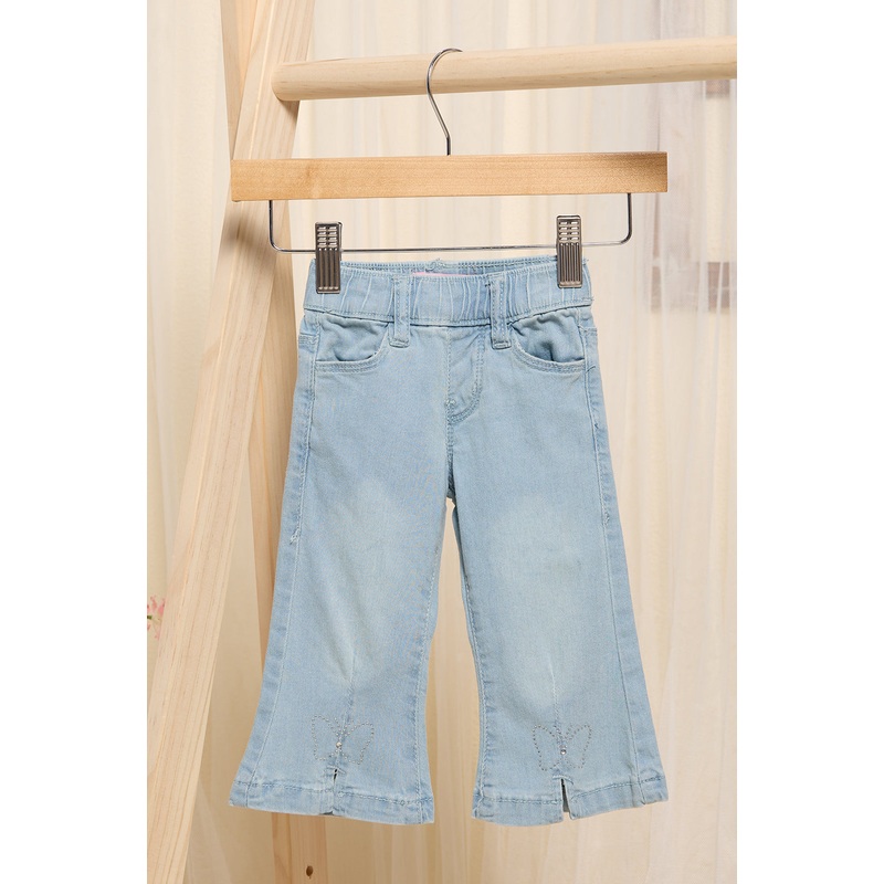 Infant Girls Blue Flared Jeans