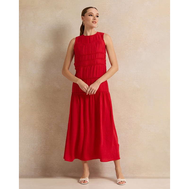 Women Red Maxi Dress|UK8|UK10|UK12|UK14|UK16|UK18