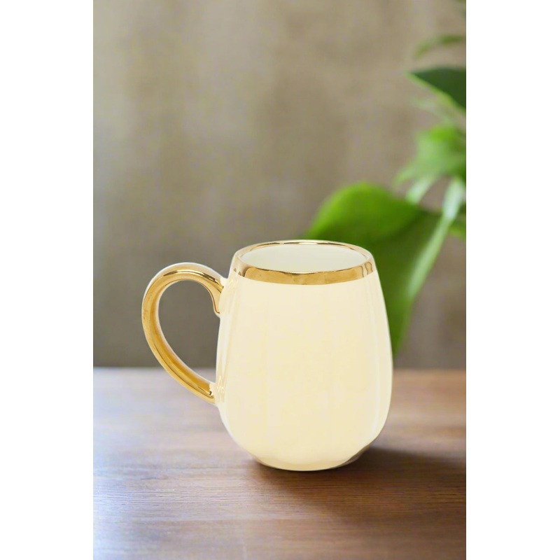 Beige Electroplating Mug (12.3 Oz)