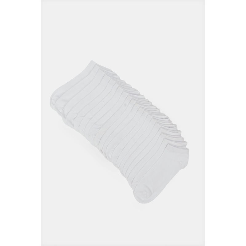 Men White Socks Value Set (Pack Of 10)