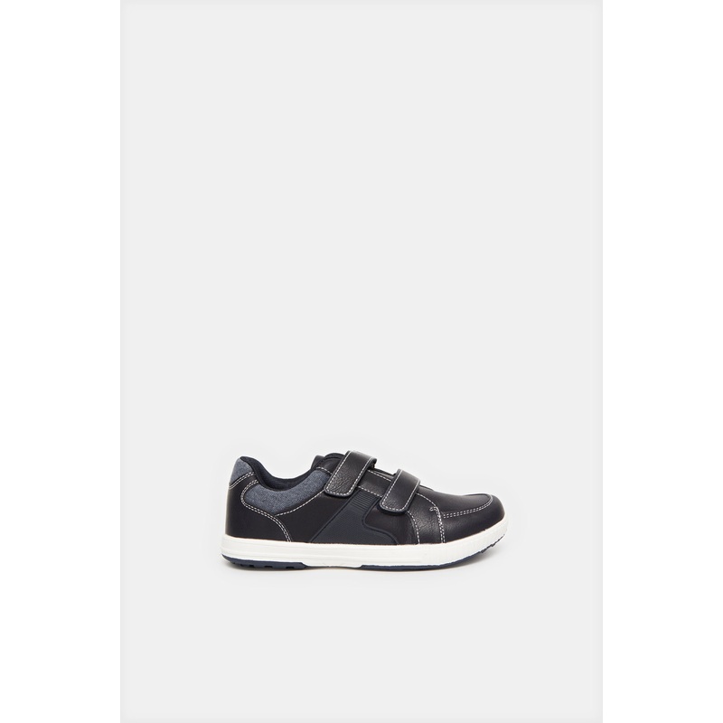 Senior Boys Black Sneakers|EU30|EU31|EU32|EU33|EU34|EU35