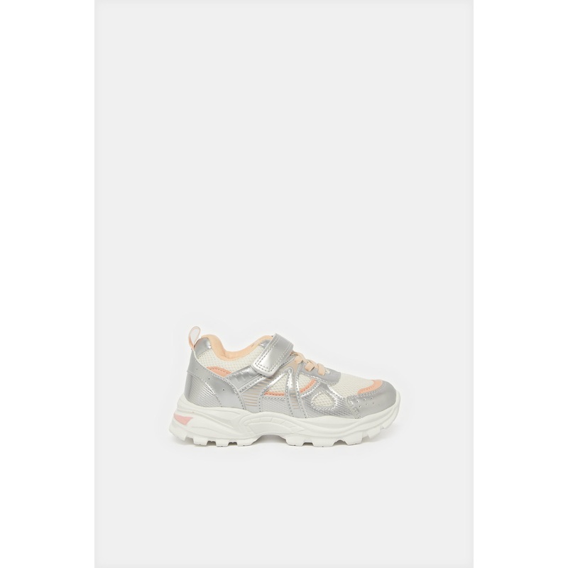 Girls Multicolour Colour Block Trainers