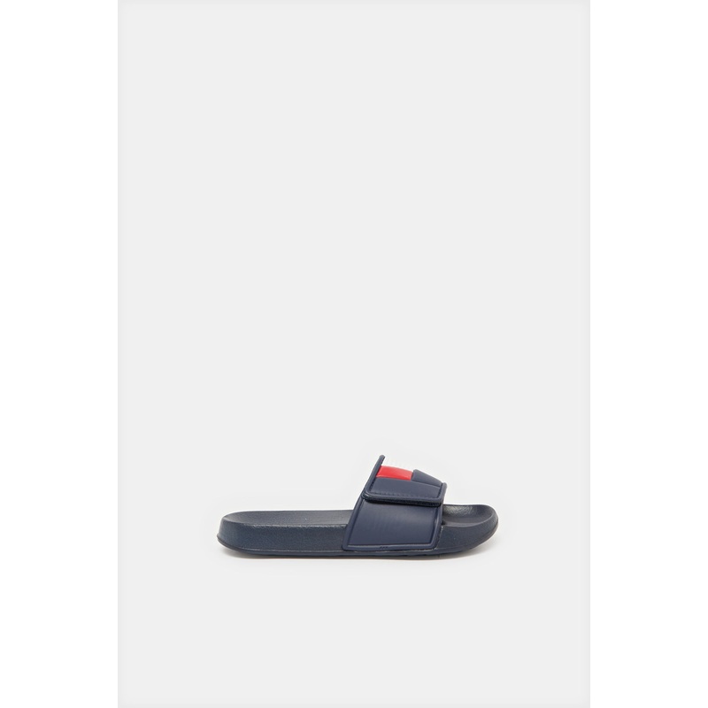 Senior Boys Navy Padded Slide|EU30|EU31|EU32|EU33|EU34|EU35