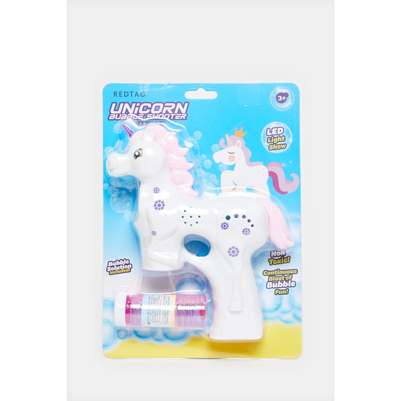 White Bubble Blaster With Light And Music