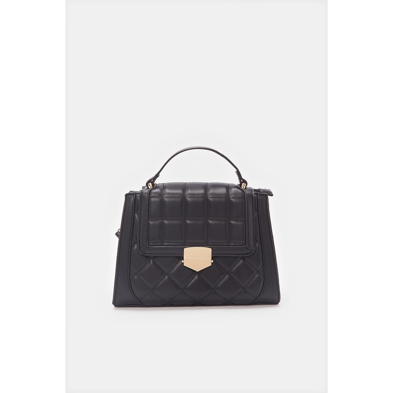 Women Black Embellished Day Bag