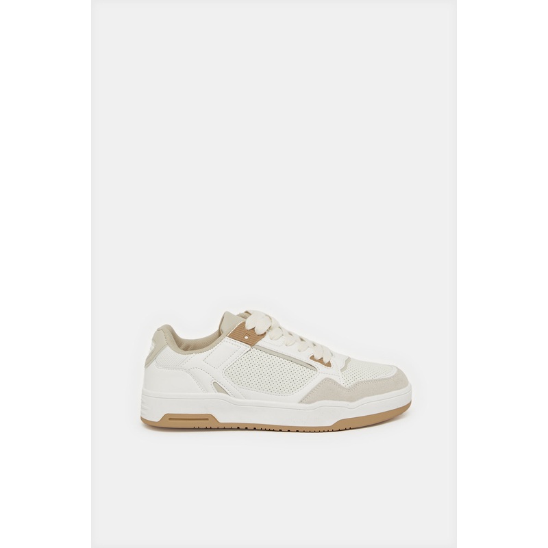 Women Ivory Textured Sneakers|EU36|EU37|EU38|EU39|EU40|EU41