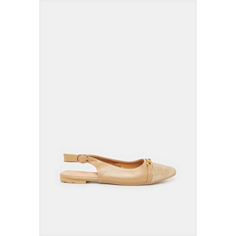 Women Taupe Slingback Shoes|EU36|EU37|EU38|EU39|EU40|EU41