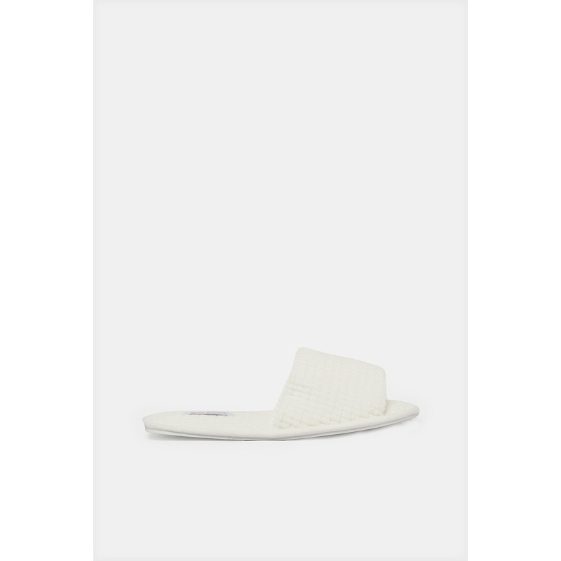 Women White Classic Slipper|Small|Medium|Large