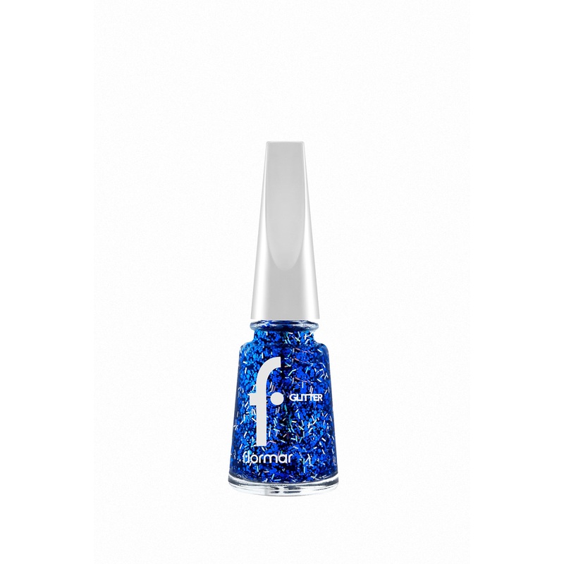 Flormar Glitter Nail Enamel – 07 Sapphire Shine