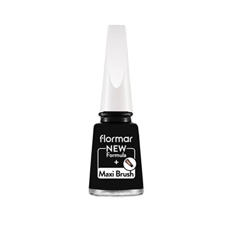 Flormar Nail Polish Enamel – 313 Black