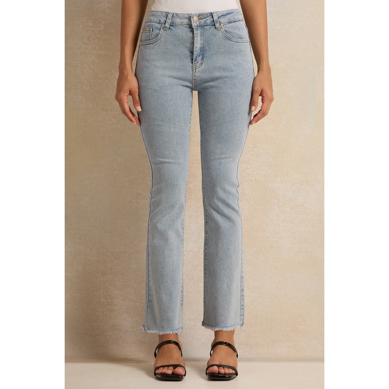 Women Blue Flared Denim Jeans|UK8|UK10|UK12|UK14|UK16|UK18