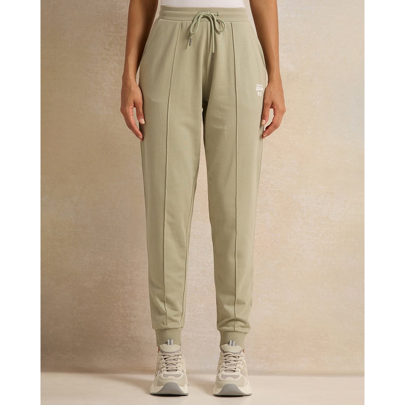 Women Green Printed Active Pants