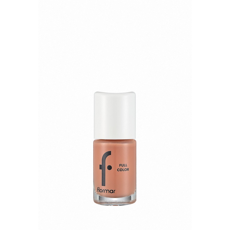 Flormar Full Color Nail Enamel Fc 45 Peach Sparkler