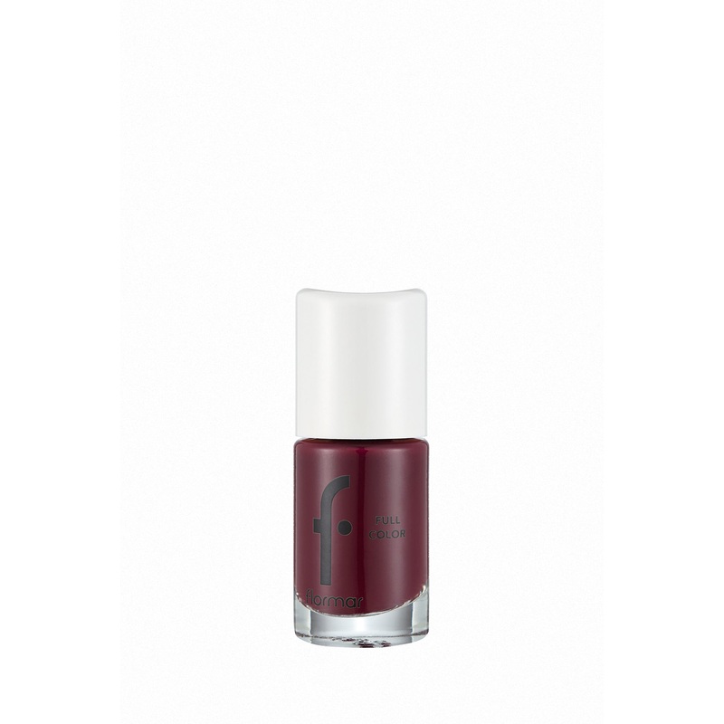 Flormar  Full Color Nail Enamel  Fc40 Royal Maroon