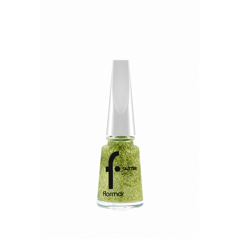 Flormar Glitter Nail Enamel GL 04 Gold Rush