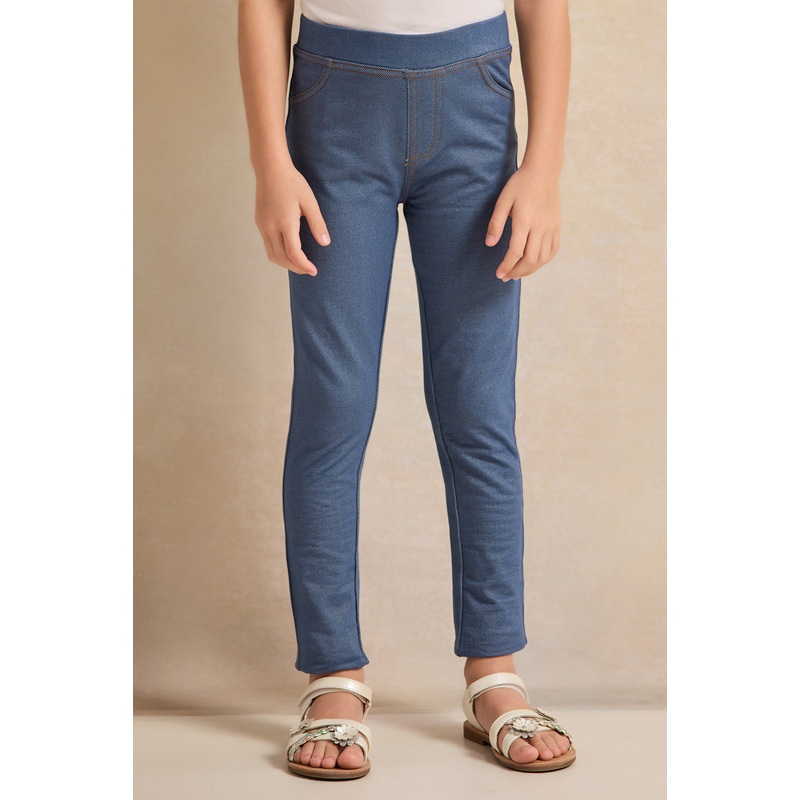 Girls Blue Leggings|2-3 Years|3-4 Years|4-5 Years|5-6 Years|6-7 Years|7-8 Years
