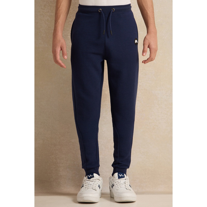 Senior Boys Navy Ottoman Active Pants