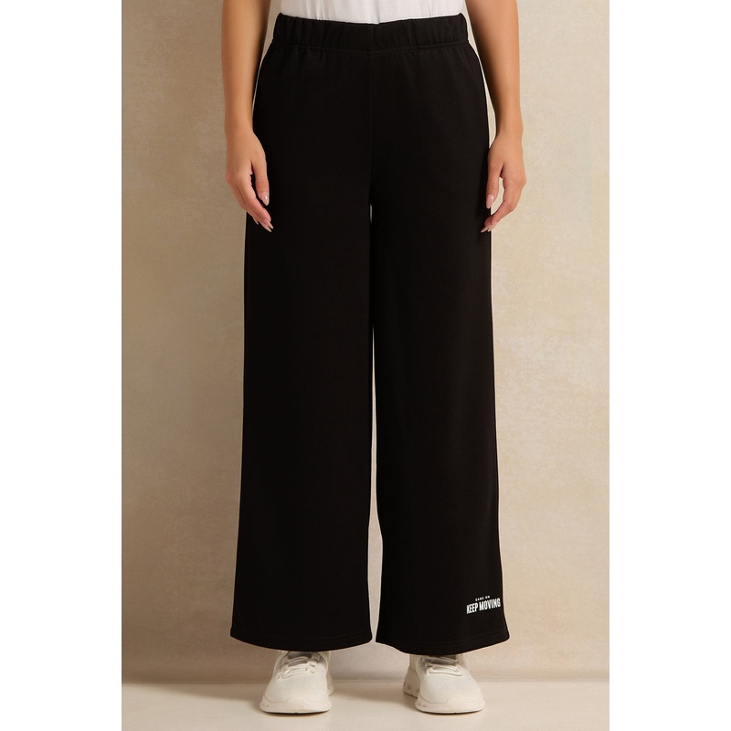 Women Black Wide Leg Pants|UK8|UK10|UK12|UK14|UK16|UK18
