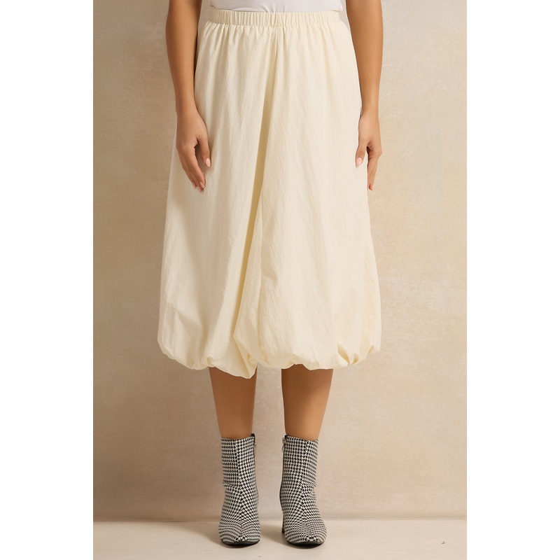 Women Cream Bubble Skirt|UK8|UK10|UK12|UK14|UK16|UK18