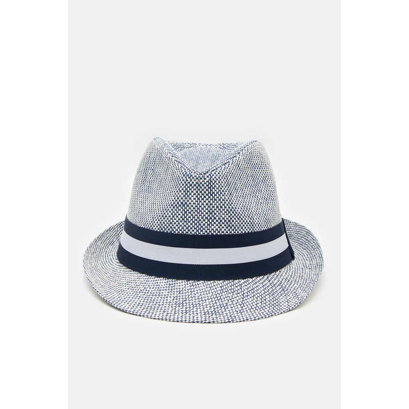 Boys Grey Fedora Hat With Band
