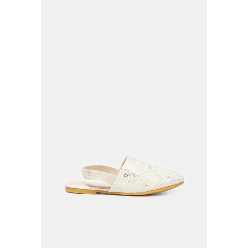 Girls White Embellished Mule|EU25|EU26|EU27|EU28|EU29|EU30