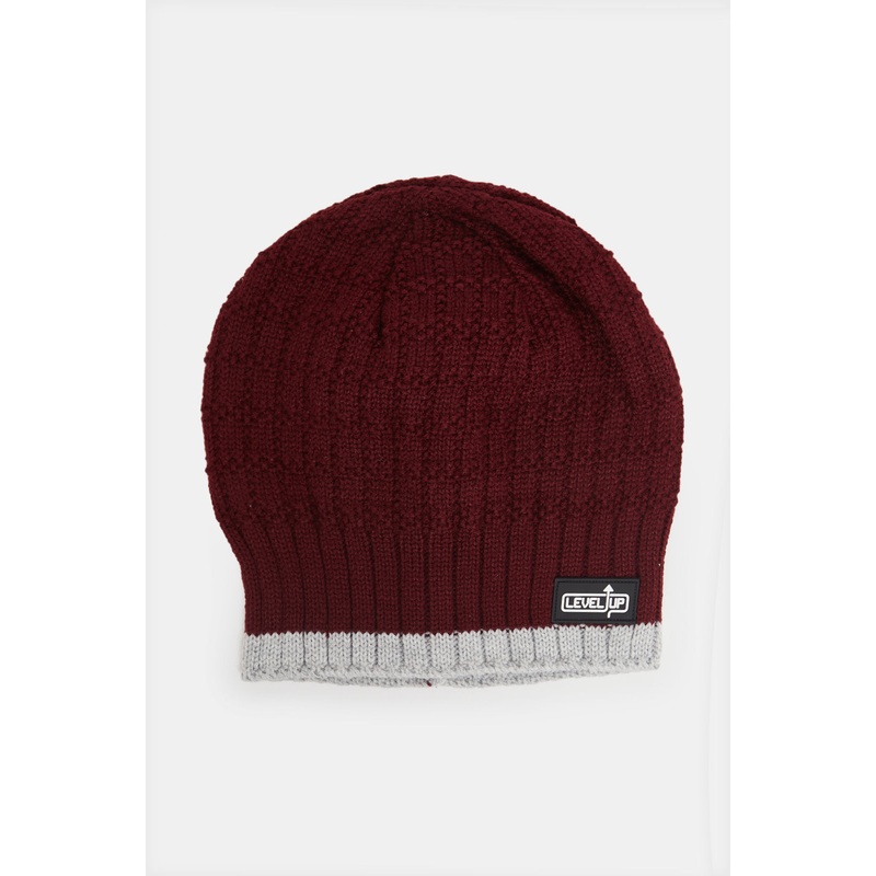 Men Assorted Knitted Cap Set (3 Piece)