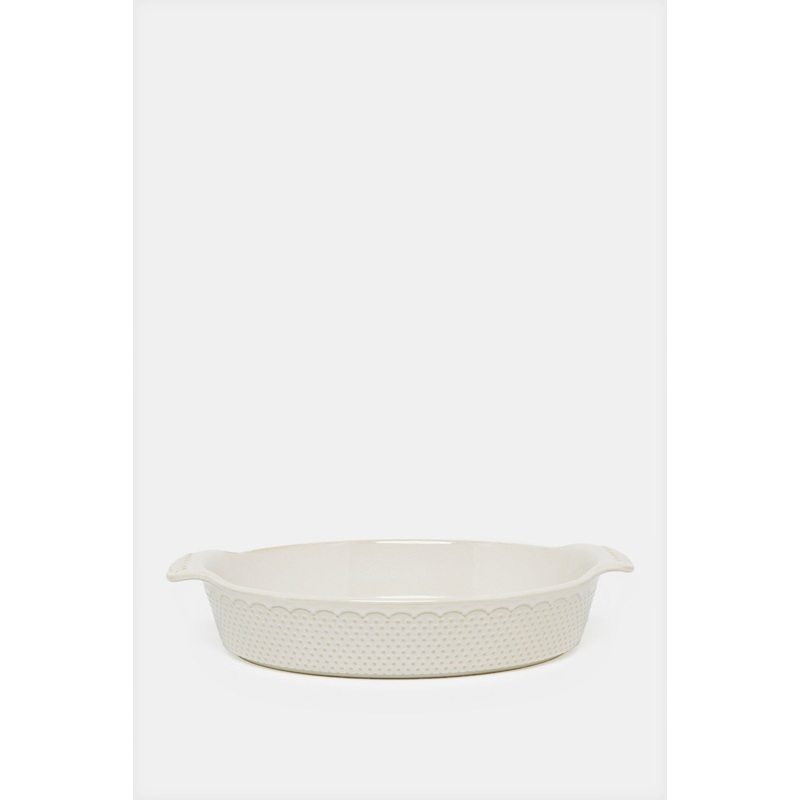 White Oval Baking Dish (Medium)