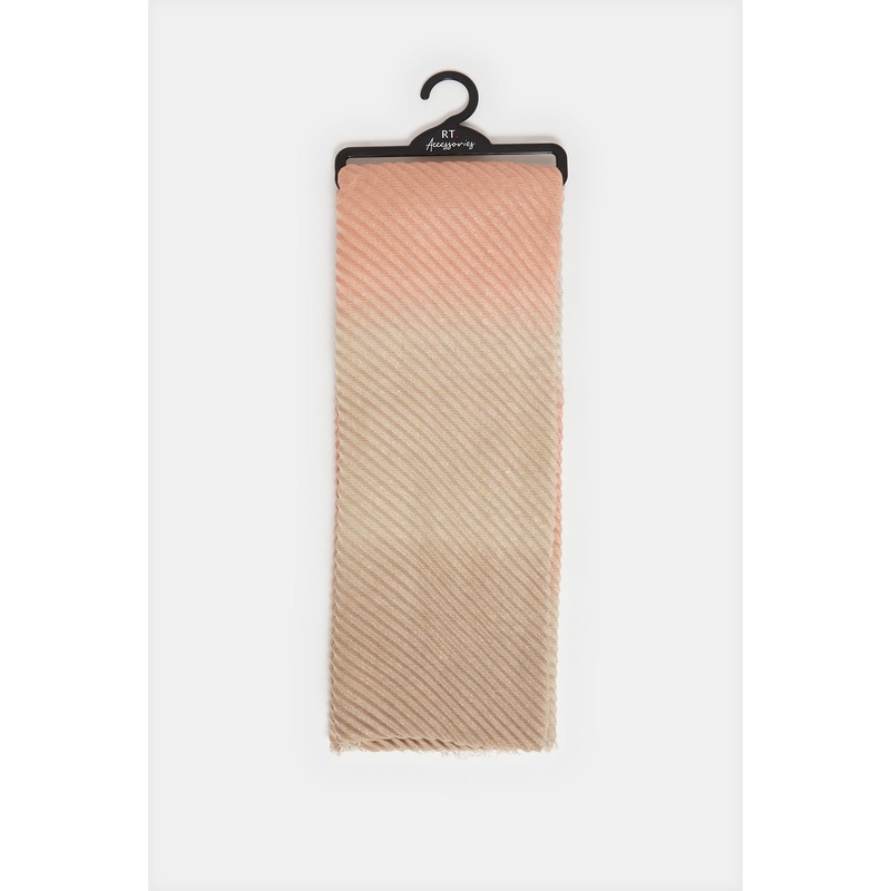 Women Beige Solid Scarf