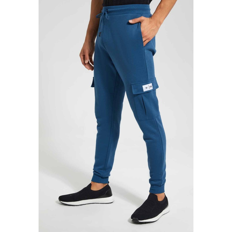 Blue Cargo Jogger|Small|Medium|Large|X-Large|XX-Large