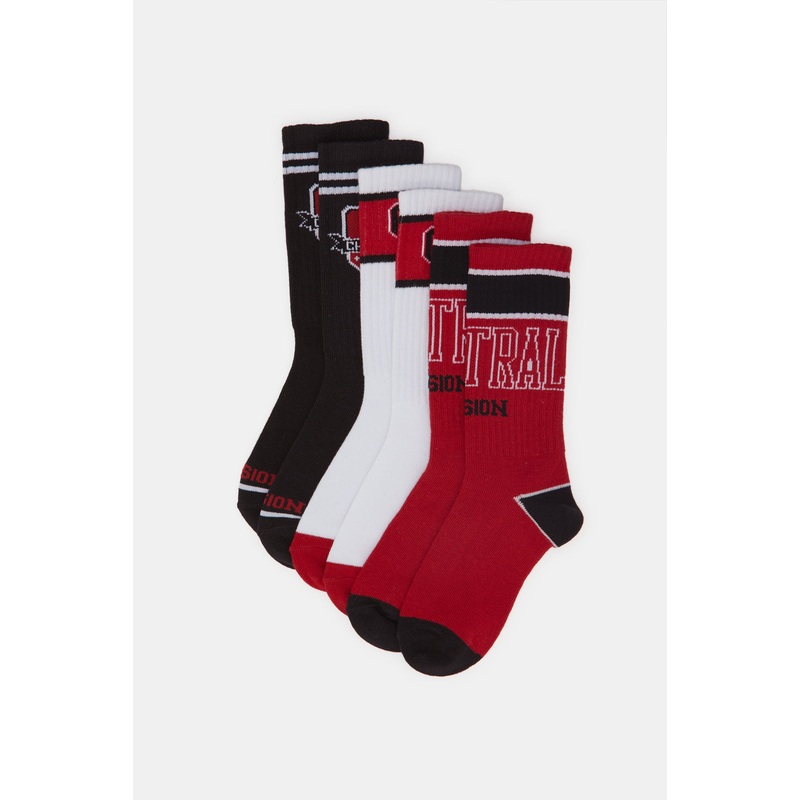 Boys Assorted Basketball Socks (Pack of 3)