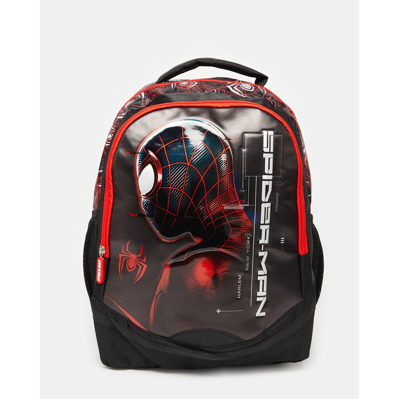 Boys Black Spider-Man School Backpack (16 Inch)