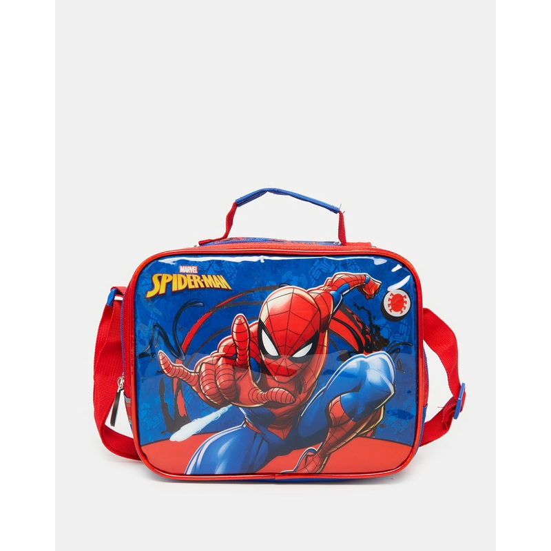 Boys Blue And Red Spider-Man Lunch Bag