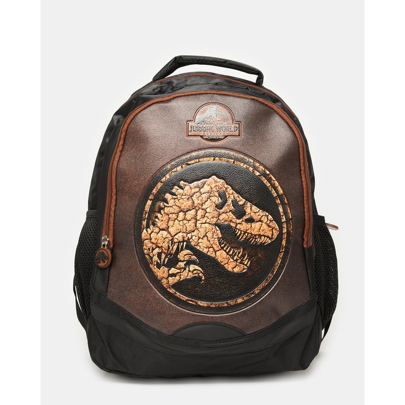Boys Brown Jurassic World School Backpack (16 Inch)